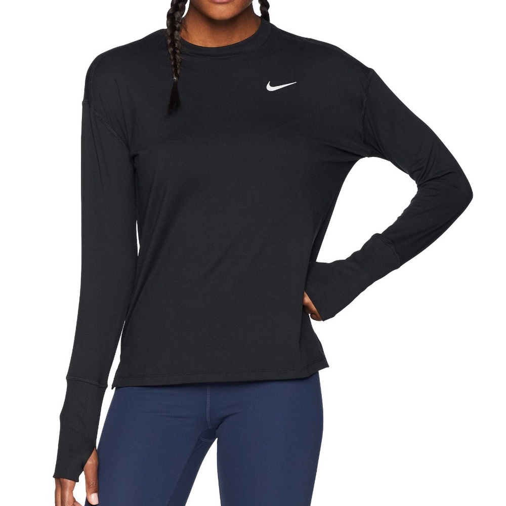 NWT Nike Dri Element Crew Running Top Black XL